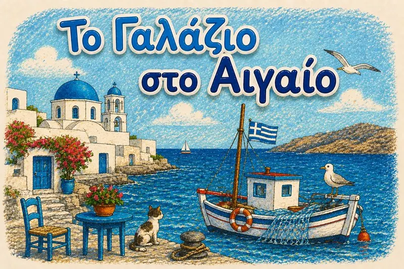 Το γαλάζιο στο Αιγαίο